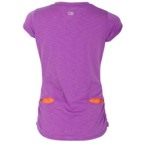 Club Ride Women's Deer Abby Purple Short Sleeve Techical Riding Jersey - Picture 2 of 14